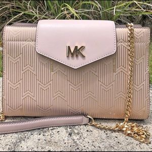 Authentic Michael Kors Pink/Gold Crossbody